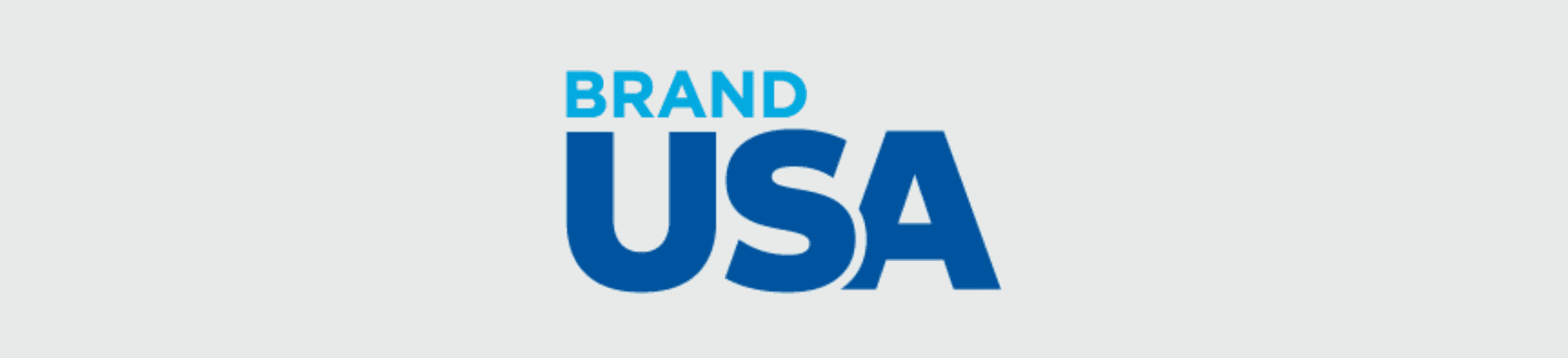 The Brand USA logo promoting U.S. tourism and travel.