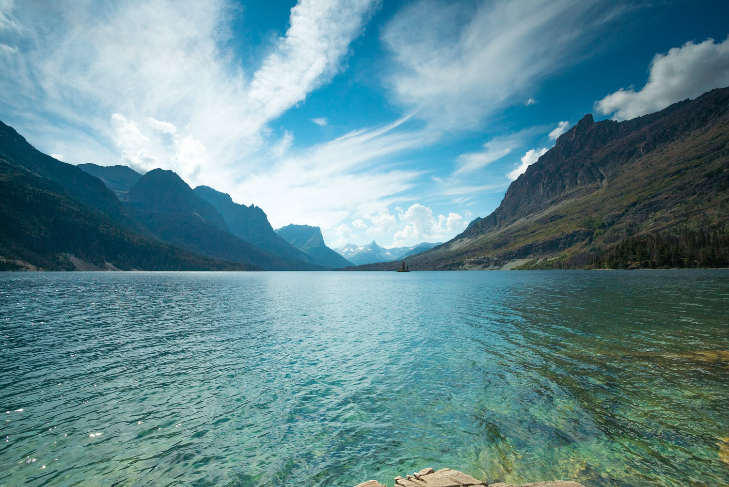 Montana Glacier National Park St Mary Lake